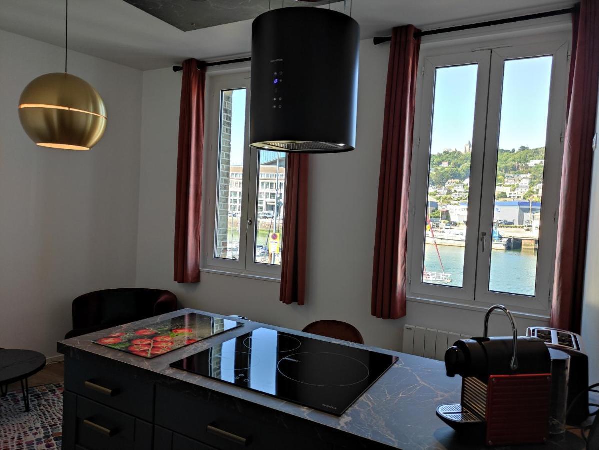 Le Reflet Des Voiles Face Au Port De Fecamp Apartment Luaran gambar