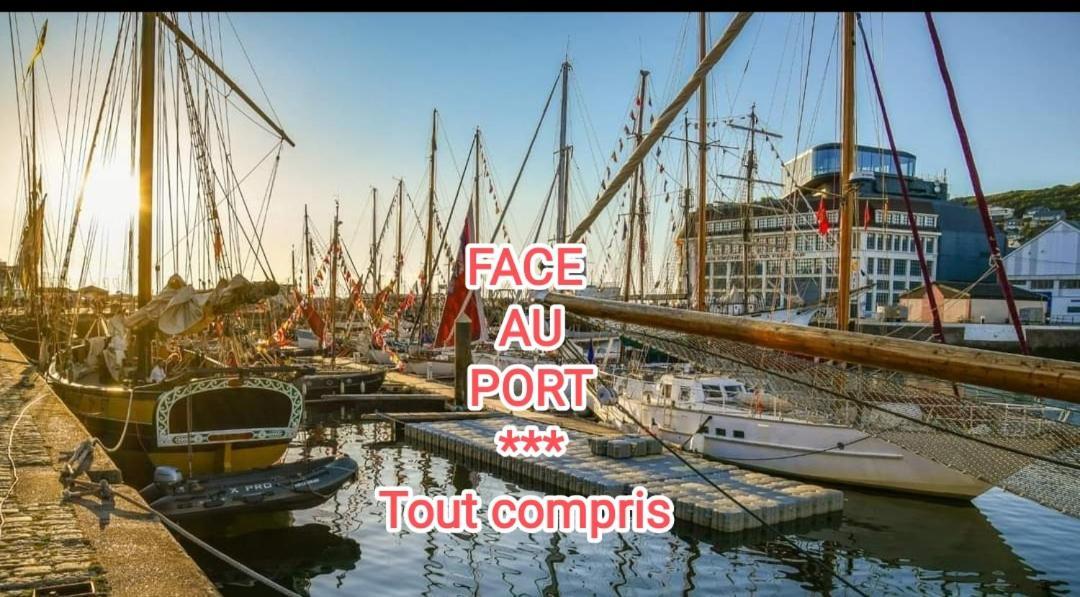 Le Reflet Des Voiles Face Au Port De Fecamp Apartment Luaran gambar